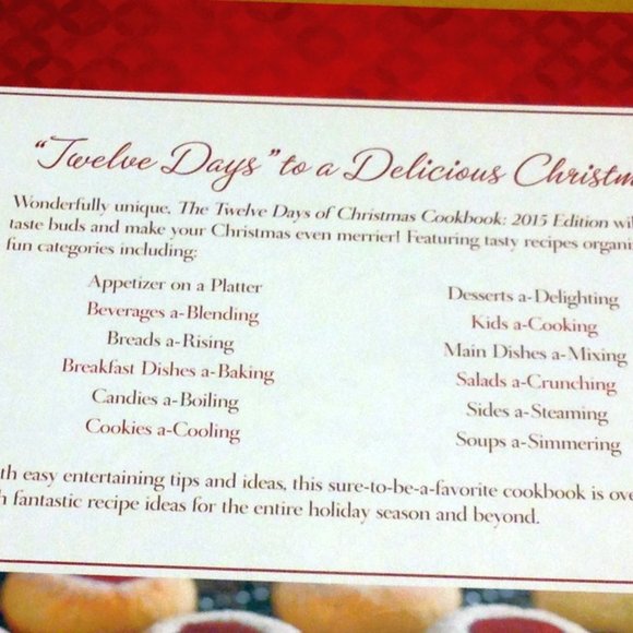 12 Days of Christmas Cookbook, holiday recipes - Picture 3 of 9